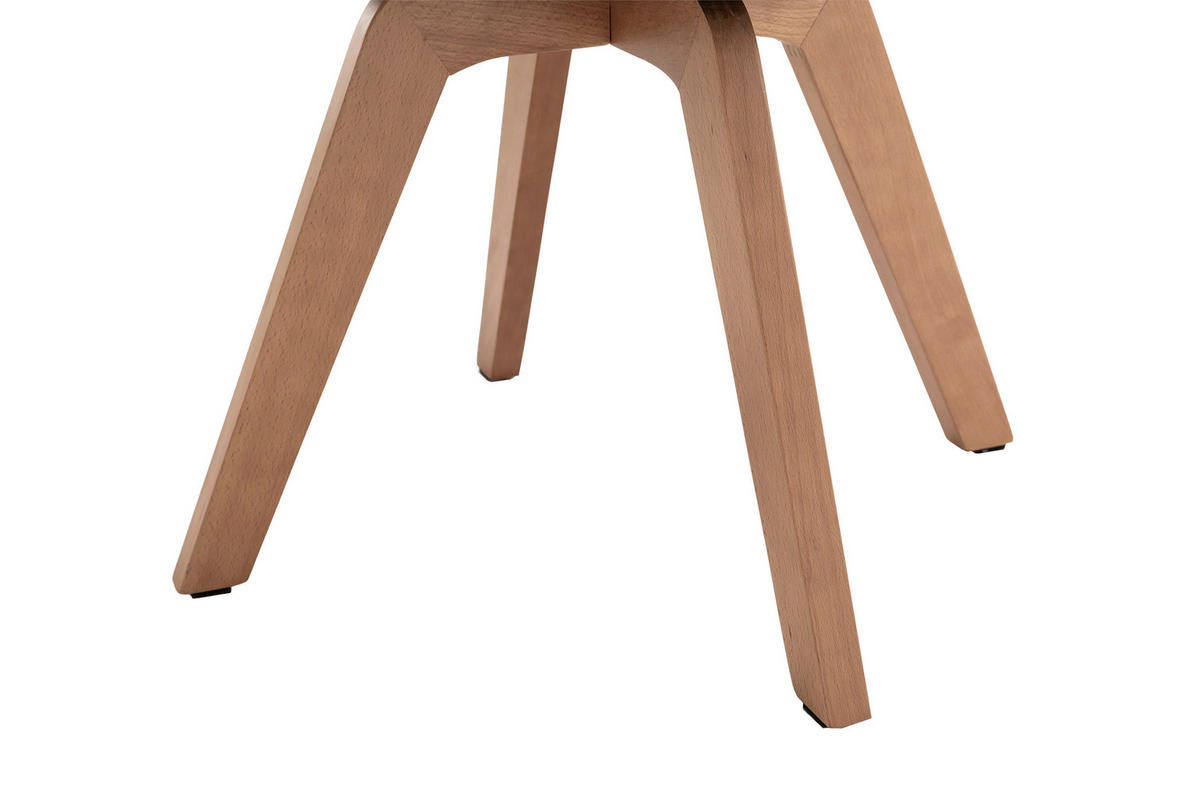 Stuhl TONY Eiche anthrazit Holz Stoff B/H/T: ca. 57x89x61 cm TONY - Eiche/anthrazit (57,00/89,00/61,00cm) - byLIVING