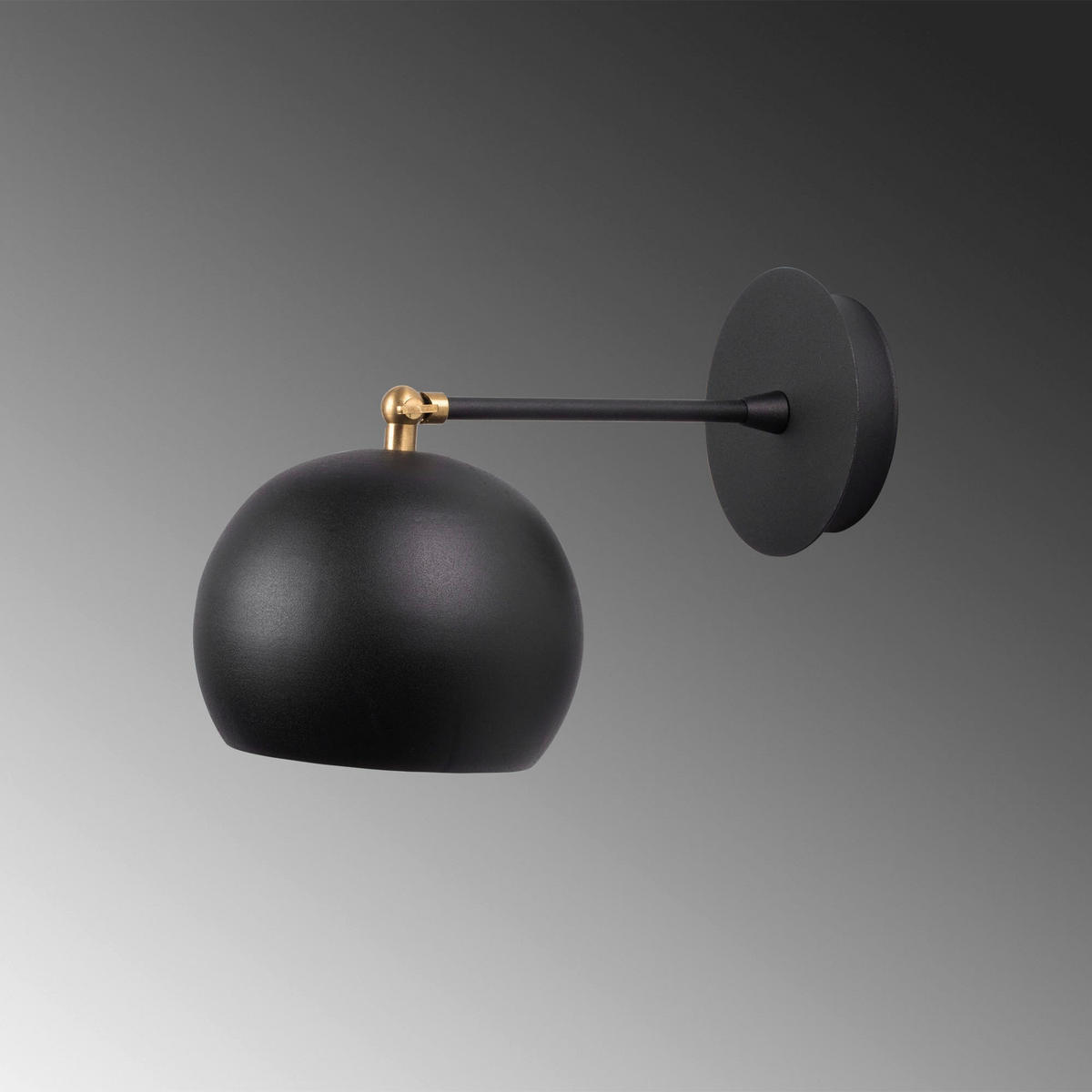 Opviq Wandleuchte schwarz Metall B/H/L: ca. 28x21x15 cm E27 1 Brennstellen Sivani - schwarz (15,00/28,00/21,00cm) - Opviq