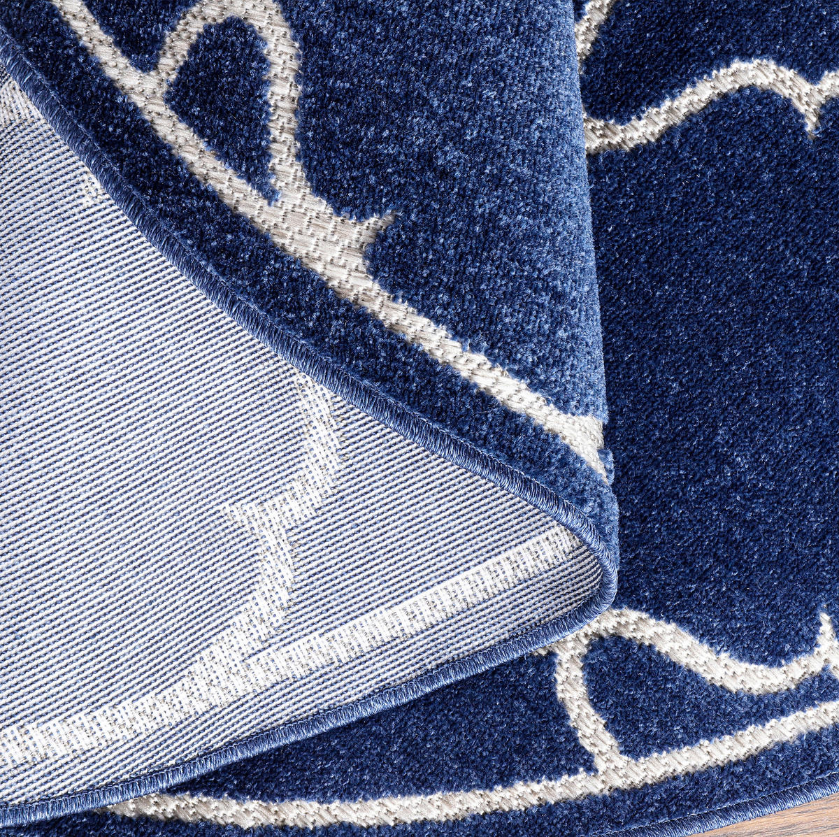 Sanat Outdoorteppich BERLIN blau B/L: ca. 120x120 cm BERLIN - blau (120,00/120,00cm) - Sanat