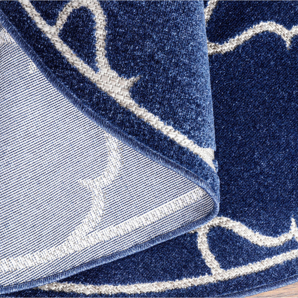 Thumbnail - Sanat Outdoorteppich BERLIN blau B/L: ca. 120x120 cm