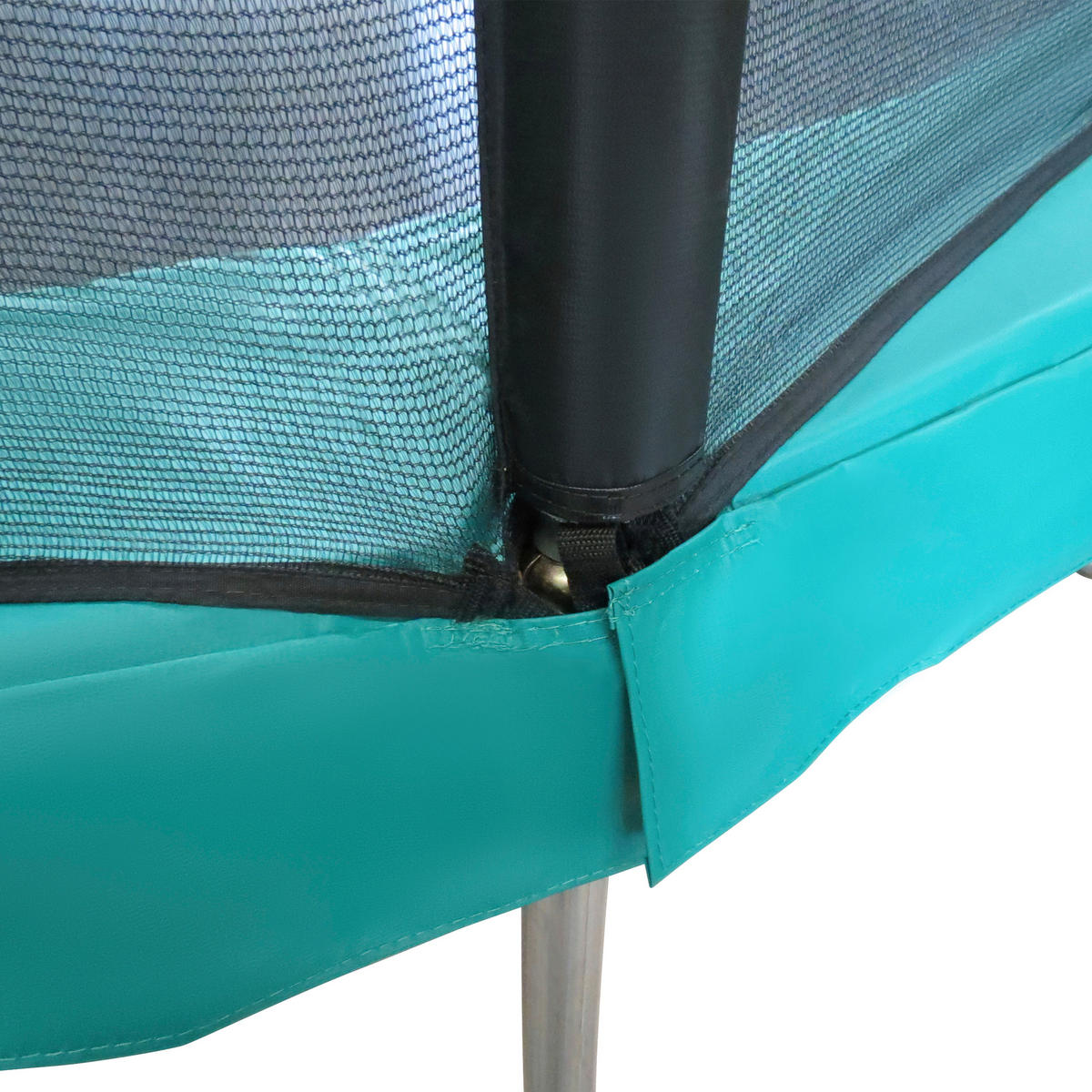 AXI Trampolin Denver schwarz B/H/T: ca. 405x269x405 cm Denver - schwarz/grün (405,00/269,00/405,00cm) - AXI