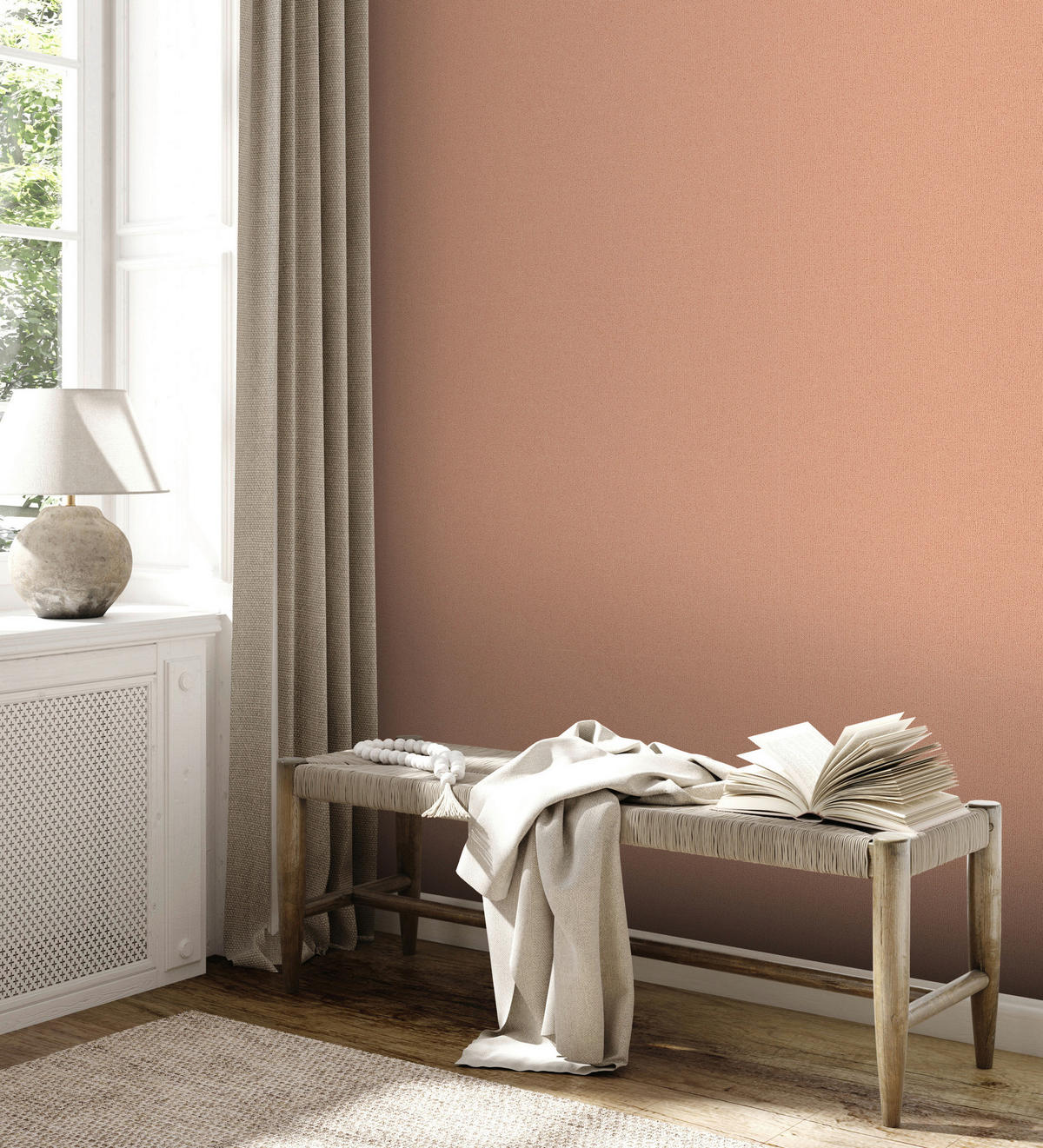 A.S.Creation Vliestapete Attractive 2 Uni orange B/L: ca. 53x1005 cm Attractive 2 - orange (53,00/1005,00cm) - A.S.Creation