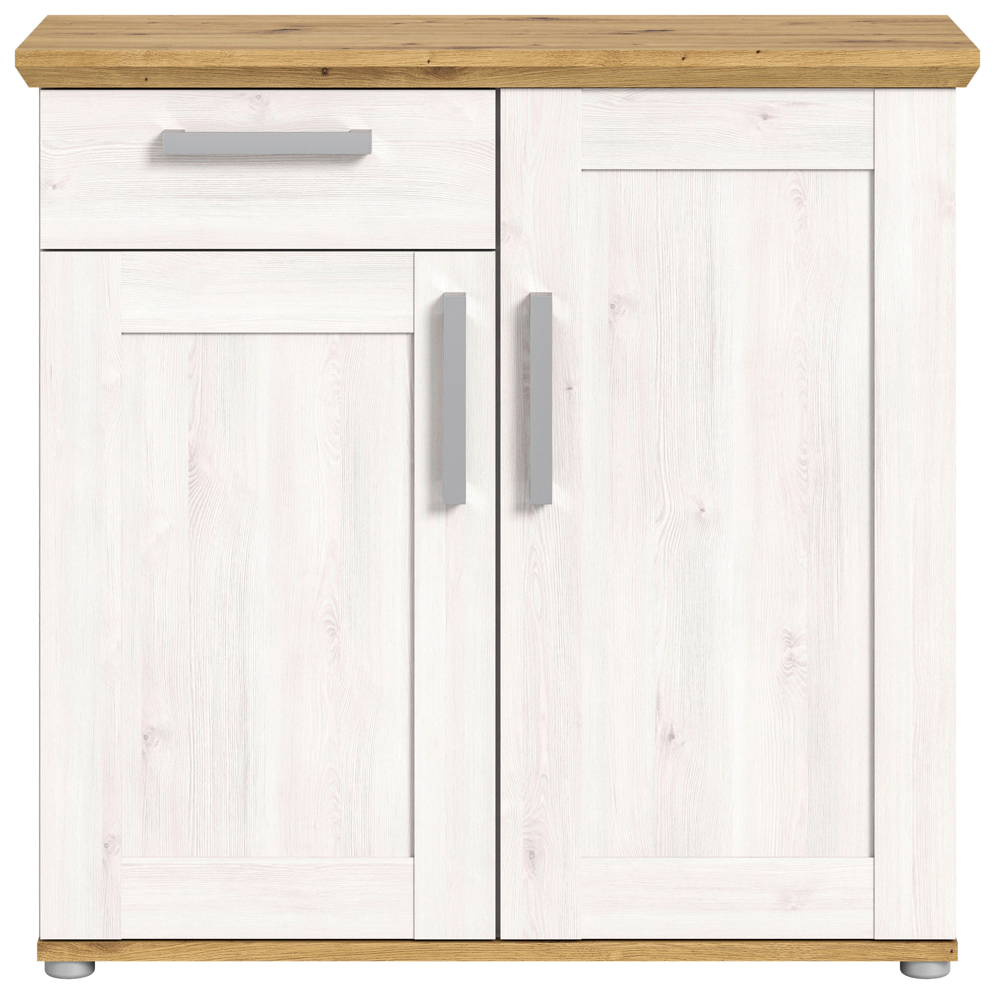 Kommode Verona Sibiu Lärche Nachbildung Eiche Artisan Nachbildung B/H/T: ca. 90x88x37 cm Verona - Eiche (90,00/88,00/37,00cm) - xonox.home