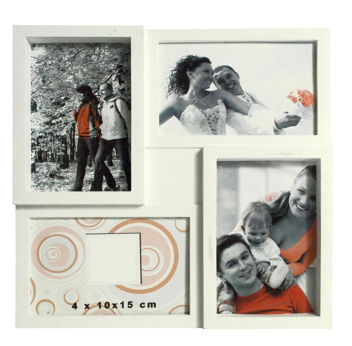 The Wall Galerierahmen weiß B/H/L: ca. 30x3x30 cm Multirahmen_Quattro - weiß (30,00/30,00/3,00cm) - The Wall