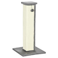 PawHut Kratzbaum grau Sisal B/H/L: ca. 41x81x41 cm Kratzbaum - cremeweiß/grau (41,00/41,00/81,00cm) - PawHut