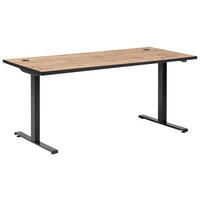 höhenverstellbarer Schreibtisch Serie 2000 Eiche Landhaus Nachbildung B/H/T: ca. 160x71x75 cm Serie 2000 - Eiche (160,00/71,00/75,00cm) - Möbelpartner
