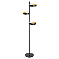LEDVANCE Stehleuchte Memphis 759244 schwarz gold weiß Metall Glas H/D: ca. 148x38,8 cm G9 3 Brennstellen Decor Memphis - gold/weiß (38,80/148,00cm) - LEDVANCE