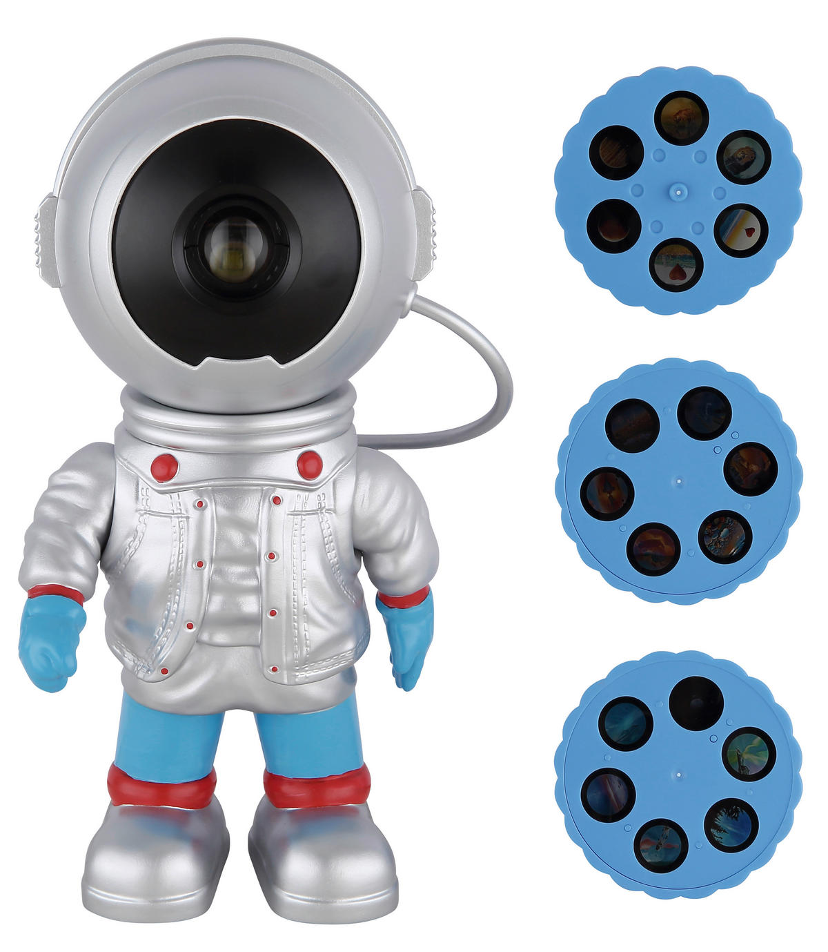 GLOBO Tischleuchte silber bunt schwarz PVC Kunststoff B/H/L: ca. 7x18,5x9,5 cm 1 Brennstellen COSMO - bunt/schwarz (9,50/7,00/18,50cm) - GLOBO