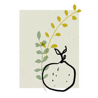 Komar Poster Fruit du paradis Pflanzen B/L: ca. 40x50 cm Fruit du paradis - (40,00/50,00cm) - Komar
