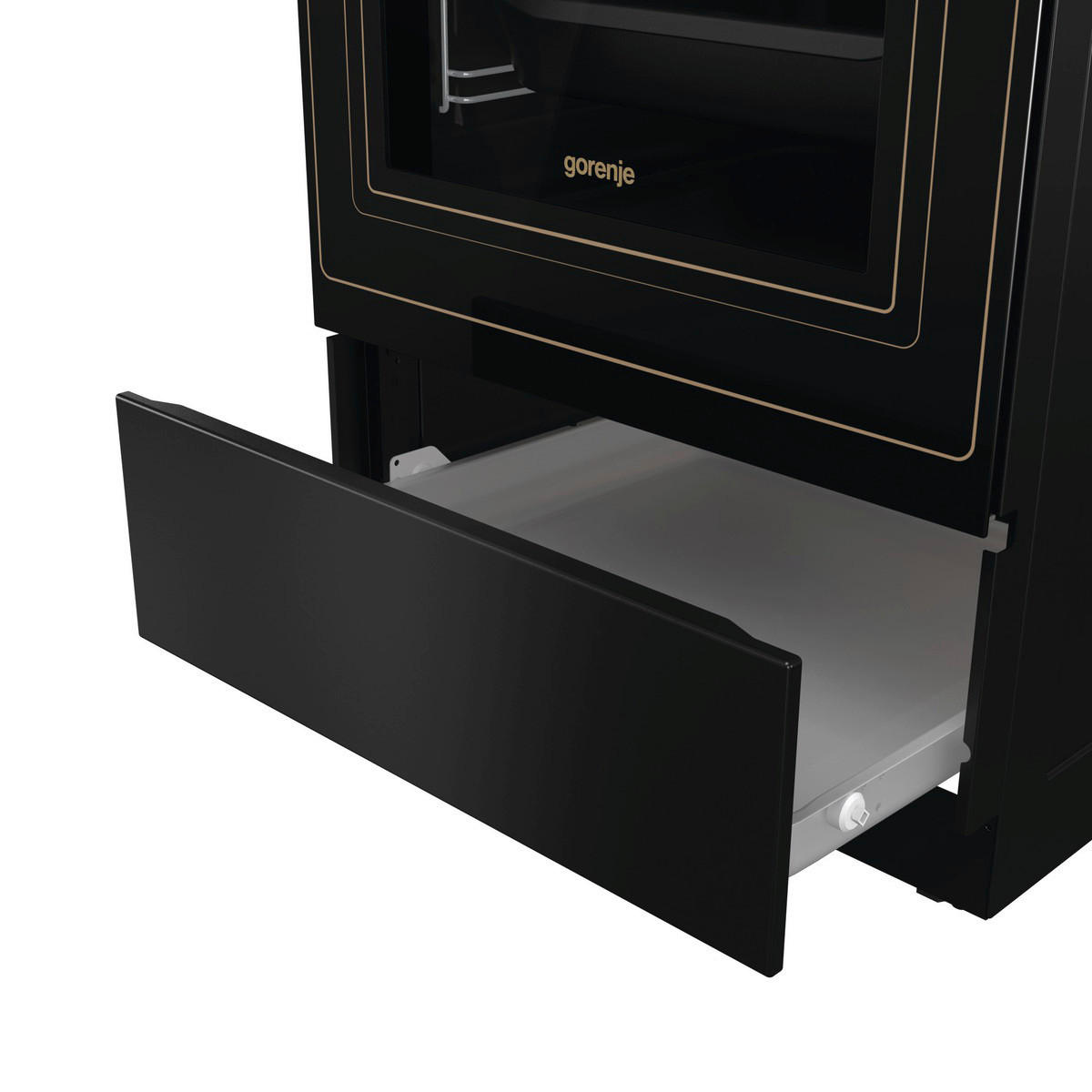 Gorenje Stand-Elektroherd GECS5B70CLB schwarz B/H/T: ca. 50x85x60 cm Stand-Elektroherd GECS5B70CLB - schwarz (50,00/85,00/60,00cm) - Gorenje
