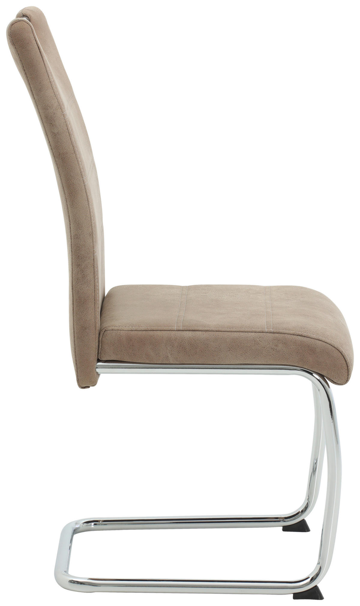Schwingstuhl Flora beige Vintage B/H/T: ca. 43x98x59 cm Flora - beige/Chrom (43,00/98,00/59,00cm)