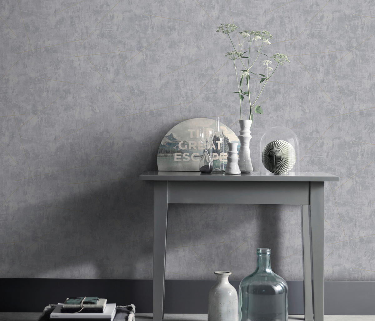 Erismann Vliestapete Betonoptik grau B/L: ca. 53x1005 cm Vliestapete_6382-10 - grau (53,00/1005,00cm) - Erismann