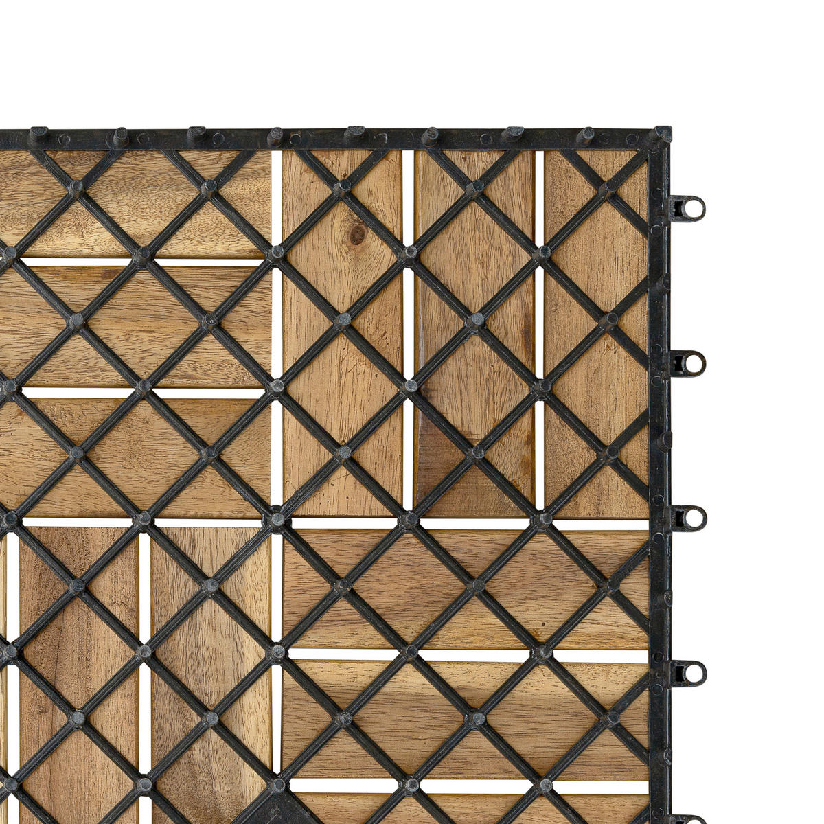 POCOline Terrassenfliese Akazie Akazie B/L: ca. 30x30 cm Akazie - Akazie (30,00/30,00/2,40cm) - POCOline