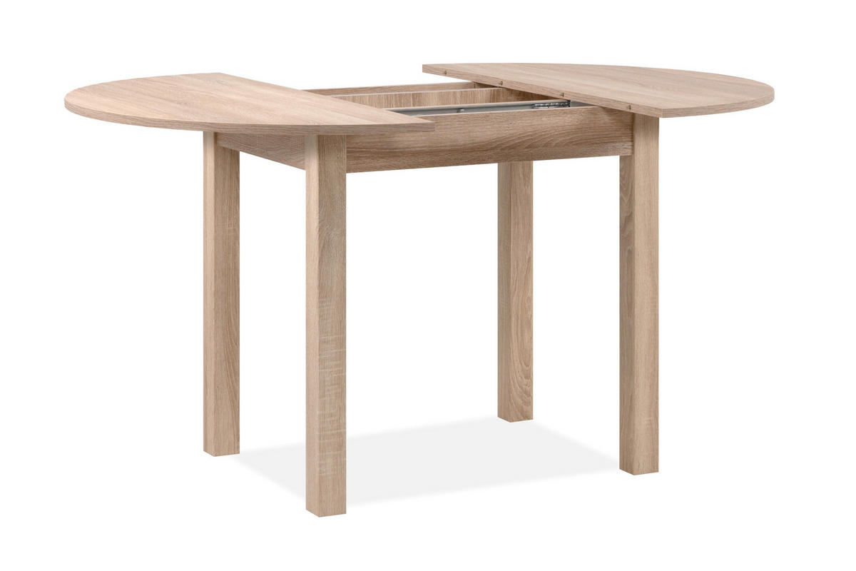 Esstisch Coburg Eiche Sonoma Optik schwarz D: ca. 100 cm Coburg - Eiche/schwarz (100,00cm)