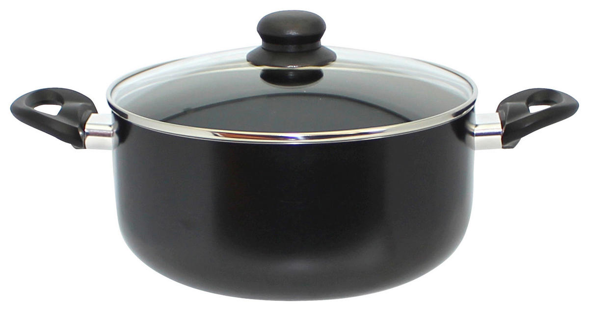 ELO Basic Topf schwarz Aluminium Topf_Metis 20cm - schwarz - ELO Basic