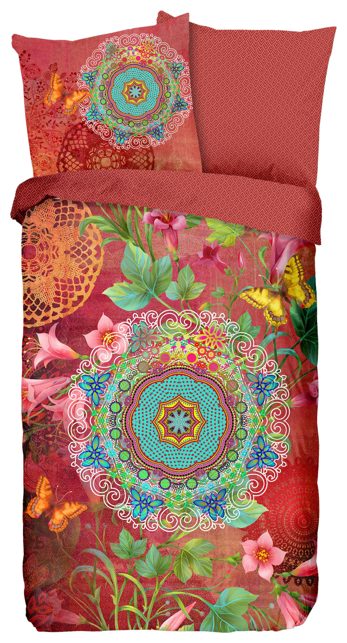 Baumwoll Bettwäsche Novali Satin Novali - Multi (135,00/200,00cm) - HIP