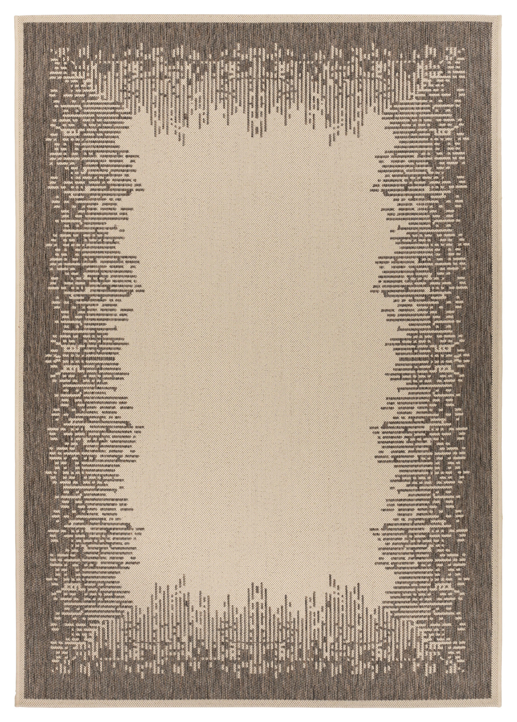 360Living Teppich Splash braun B/L: ca. 80x150 cm Splash - braun/creme (80,00/150,00cm) - 360Living