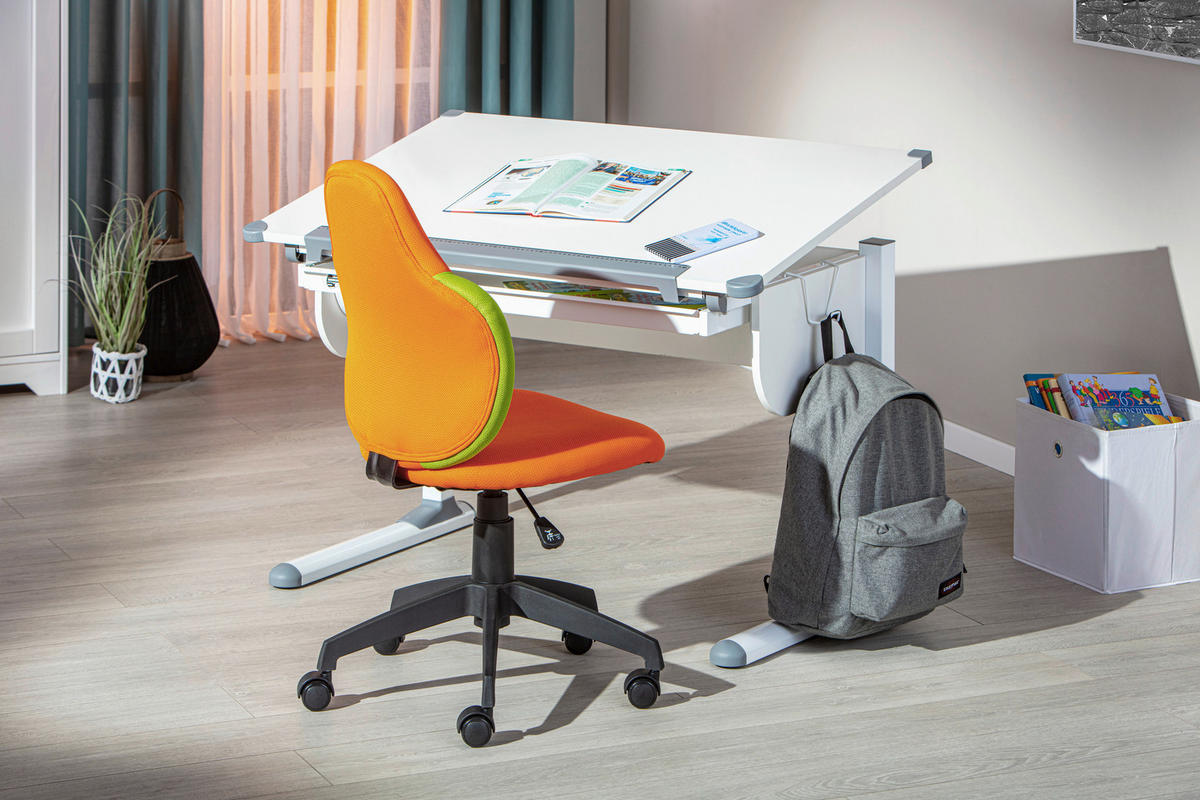 Drehstuhl Jessi orange grün Jessi - orange/grün (52,00/103,50/56,00cm) - Inter Link