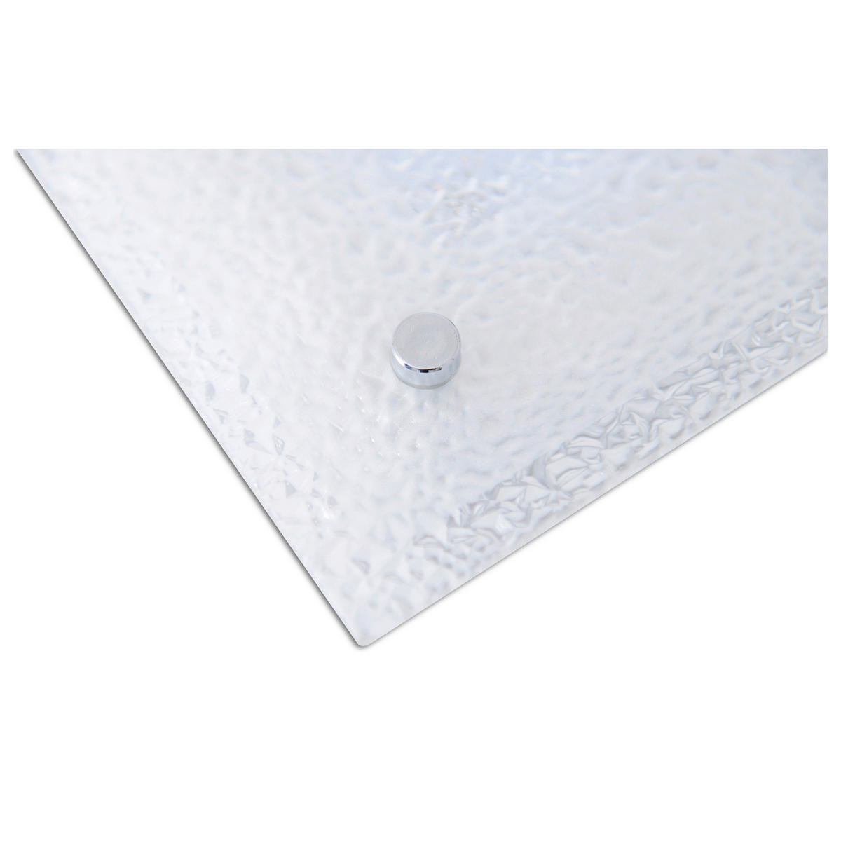Näve Leuchten Deckenleuchte 1200731 silber Metall Glas B/H/T: ca. 25x5,3x25 cm null 1 Brennstellen Leeds - silber (25,00/5,30/25,00cm) - Näve Leuchten