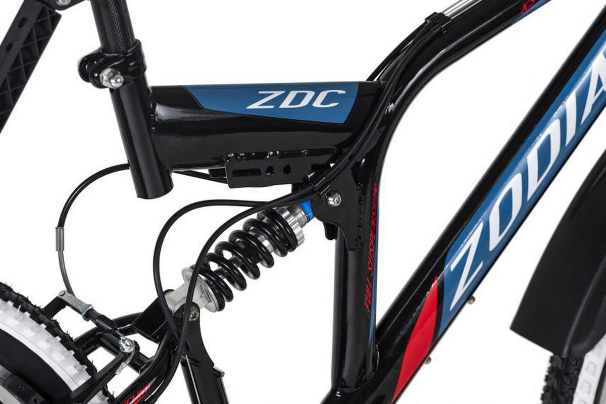 KS-Cycling Mountain-Bike Fully 636M 26 Zoll Rahmenhöhe 48 cm 21 Gänge weiß weiß ca. 26 Zoll Fully - weiß/grün - KS-Cycling