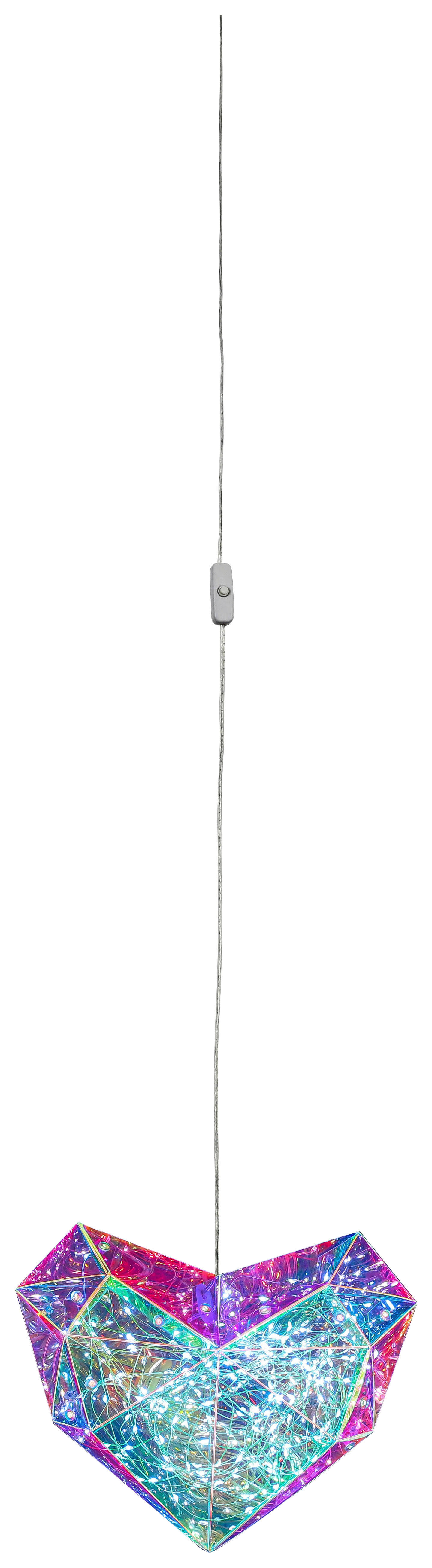 Nolo Dekoleuchte transparent B/H/L: ca. 20x6,5x23 cm LED-Dekoleuchte_Herz - transparent (23,00/20,00/6,50cm) - Nolo