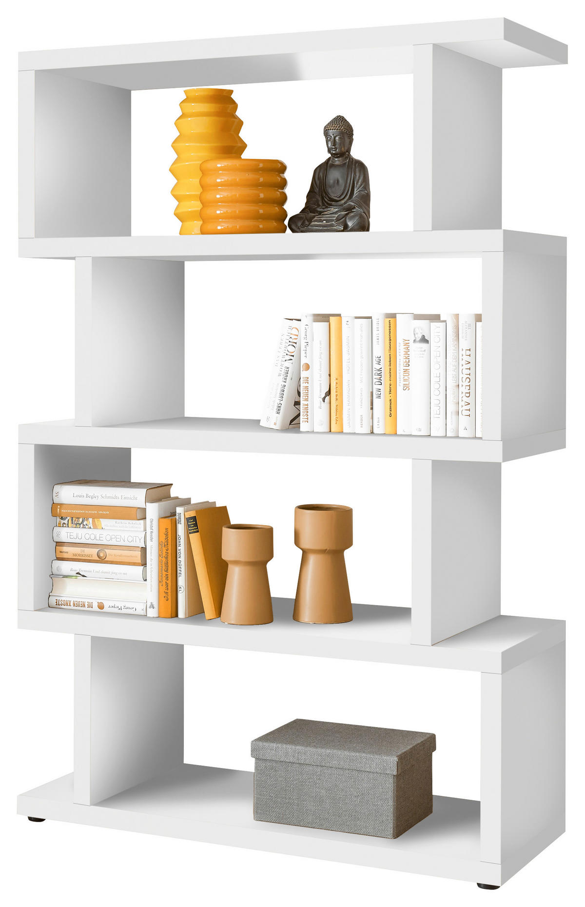 Standregal Style weiß B/H/T: ca. 100x152x38 cm Style - weiß (100,00/152,00/38,00cm)