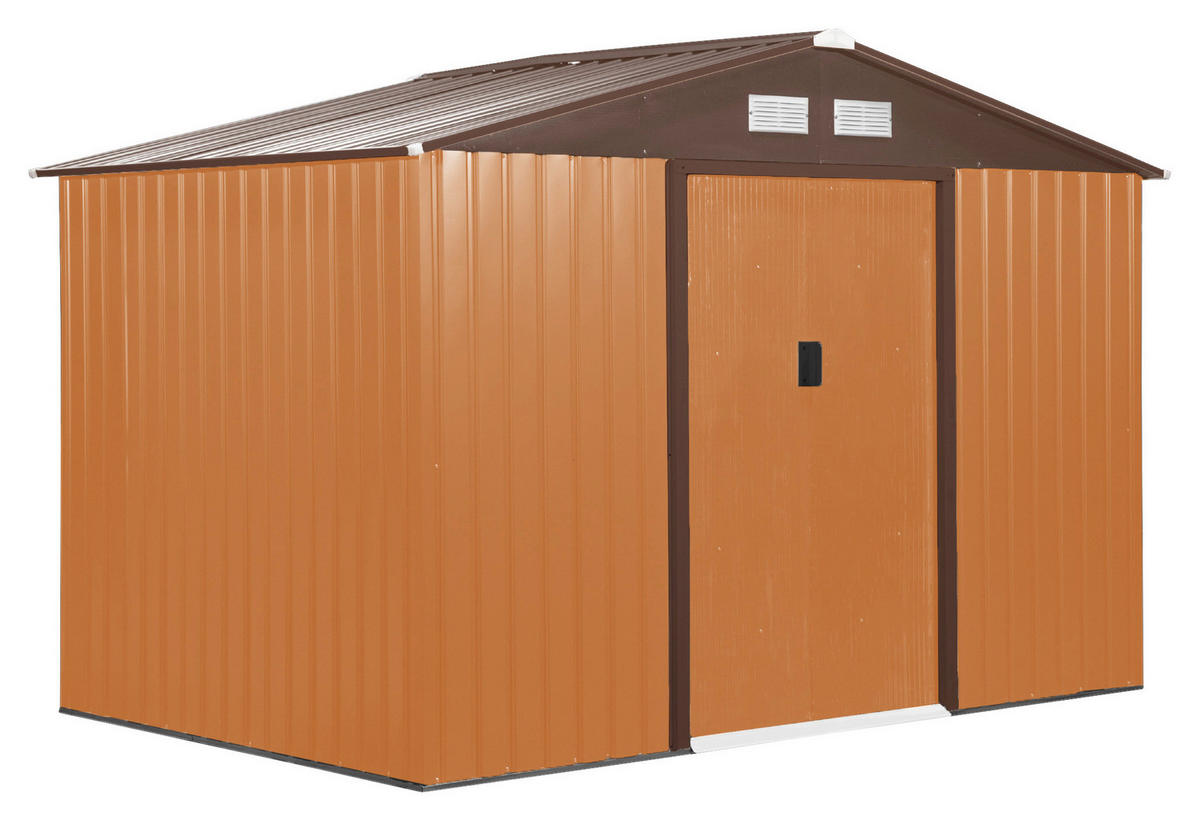 Outsunny Gartenhaus gelb B/H/L: ca. 60x59x84 cm Gartenhaus - gelb (84,00/60,00/59,00cm) - Outsunny