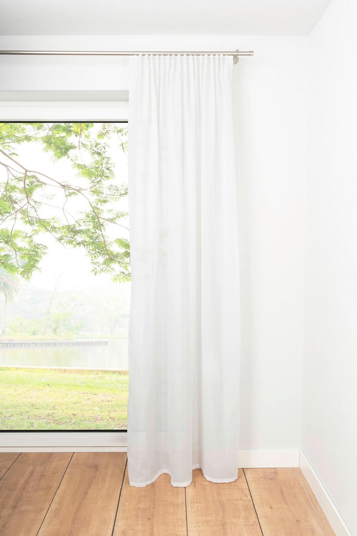 Kombivorhang 2er Pack Breeze weiß B/L: ca. 135x300 cm Breeze - weiß (135,00/300,00cm)