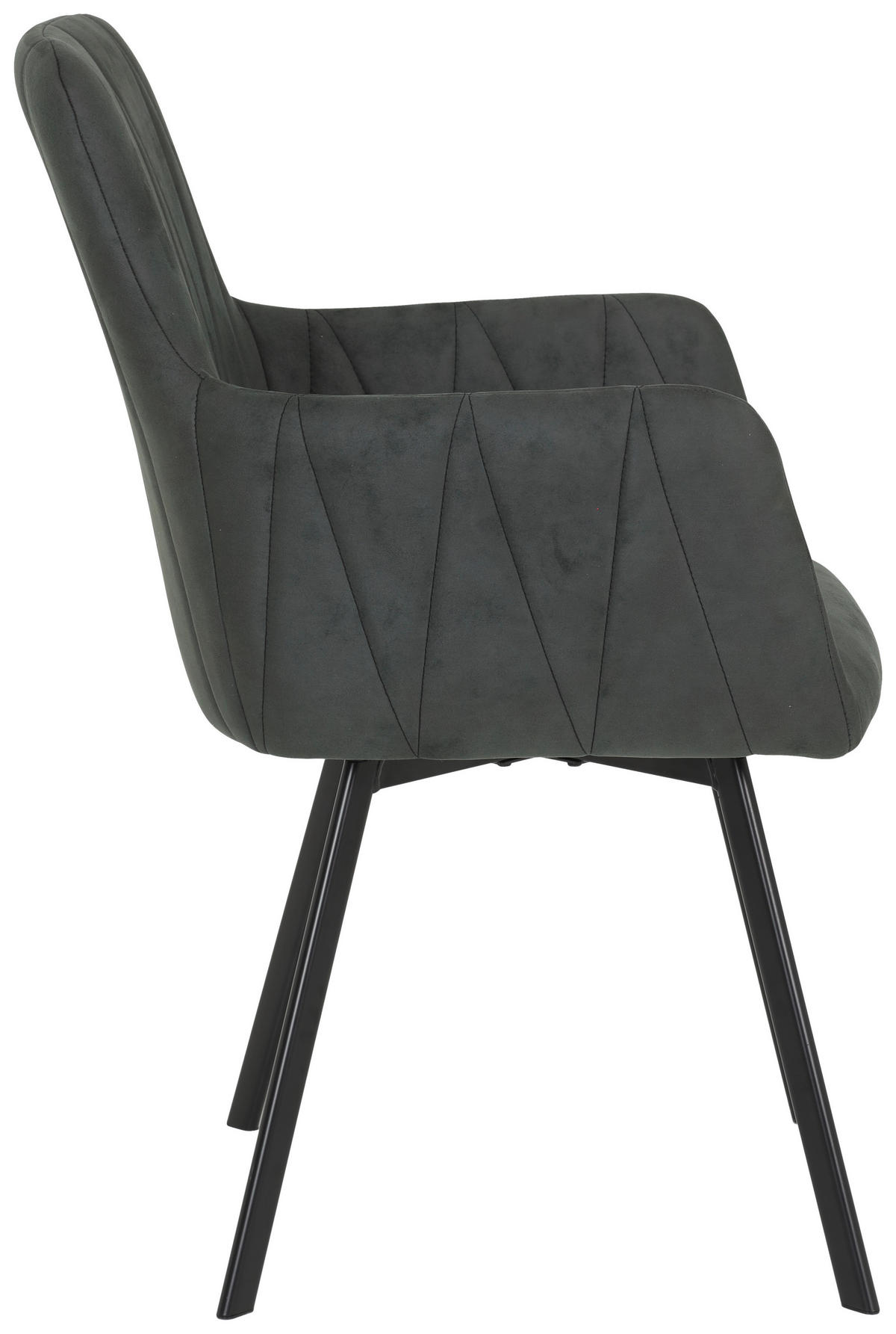 Essgruppe Gesa II Eiche anthrazit Holzwerkstoff B/H/T: ca. 180x76x90 cm Gesa II - Eiche/anthrazit (180,00/76,00/90,00cm) - Hela