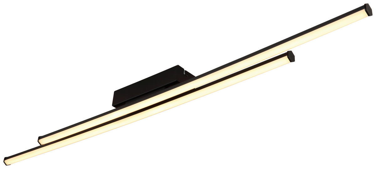 GLOBO LED-Deckenleuchte KIRINA 67342-24D schwarz Kunststoff Metall B/H/L: ca. 6x6,6x110 cm 1 Brennstellen KIRINA - schwarz (110,00/6,00/6,60cm) - GLOBO