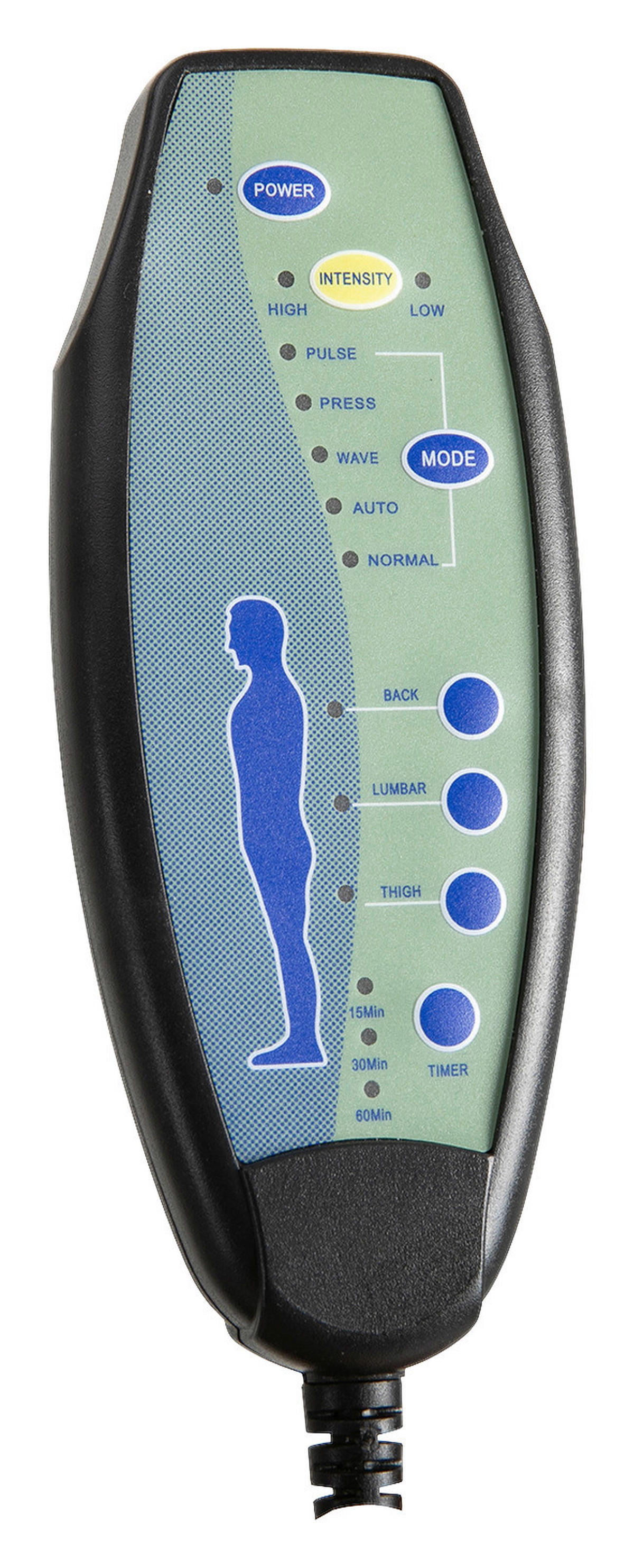 Vinsetto Massagestuhl MH02-0758 schwarz Schaumstoff Nylon Massagestuhl MH921-232BK - schwarz - Vinsetto