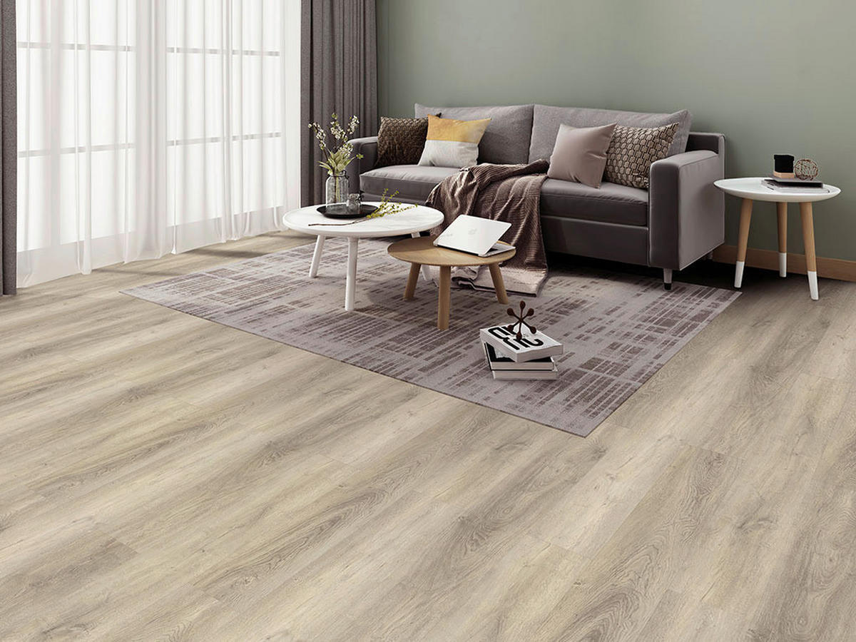 Check One Click-Vinylboden Wickrath ca. 2,22 m² im Paket  B/L: ca. 18,2x122 cm pro Paket Wickrath ca. 2,22 m² im Paket - (18,20/122,00cm) - Check One