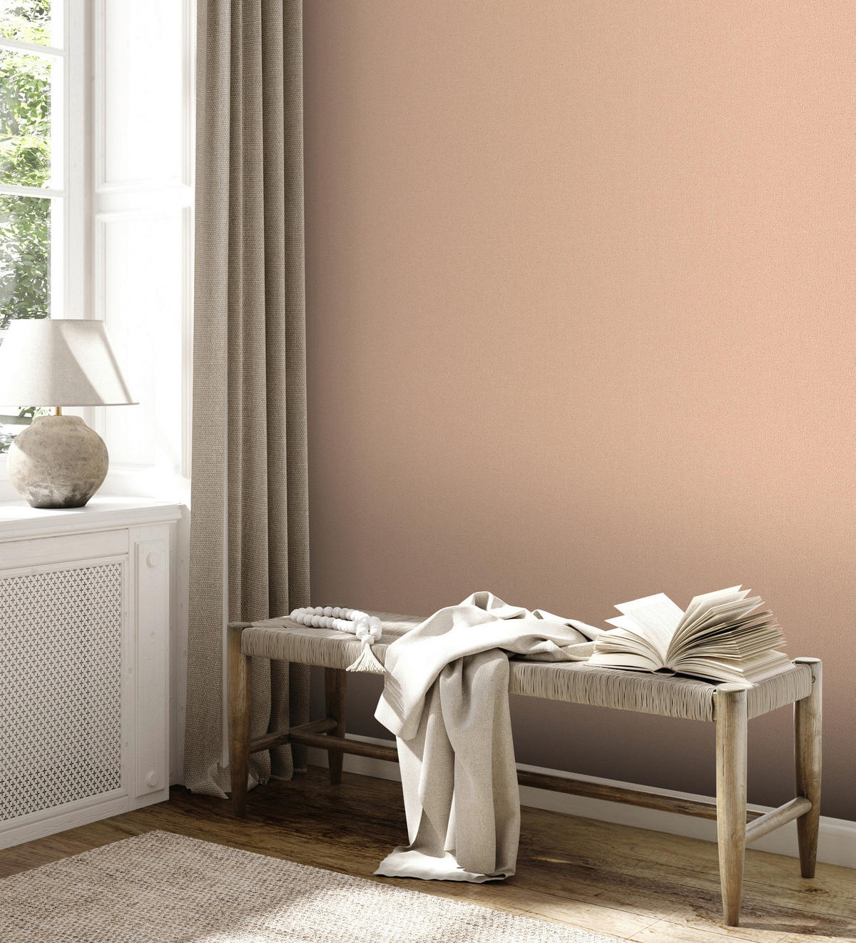 A.S.Creation Vliestapete Attractive 2 Uni orange B/L: ca. 53x1005 cm Attractive 2 - orange (53,00/1005,00cm) - A.S.Creation