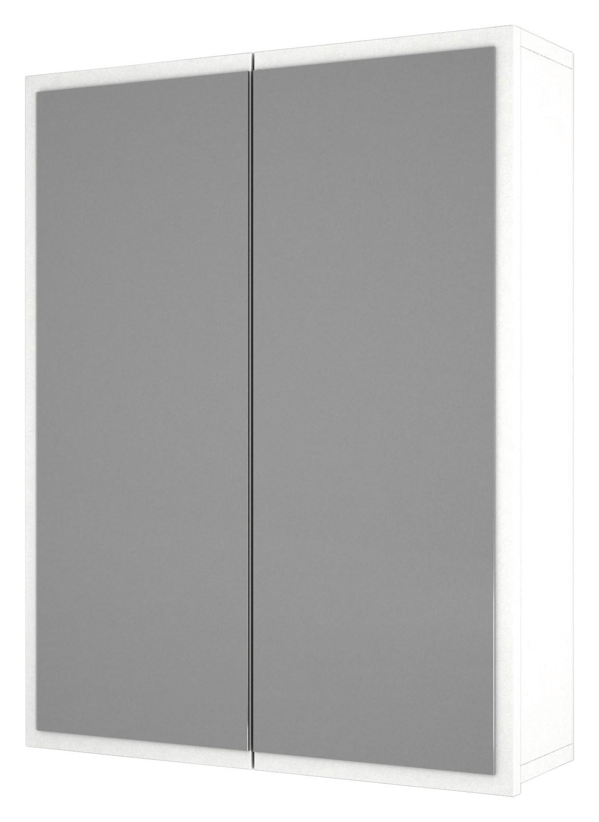 Hängeschrank Kayla weiß B/H/T: ca. 60x76,6x17 cm Kayla - weiß (60,00/76,60/17,00cm) - moebel17