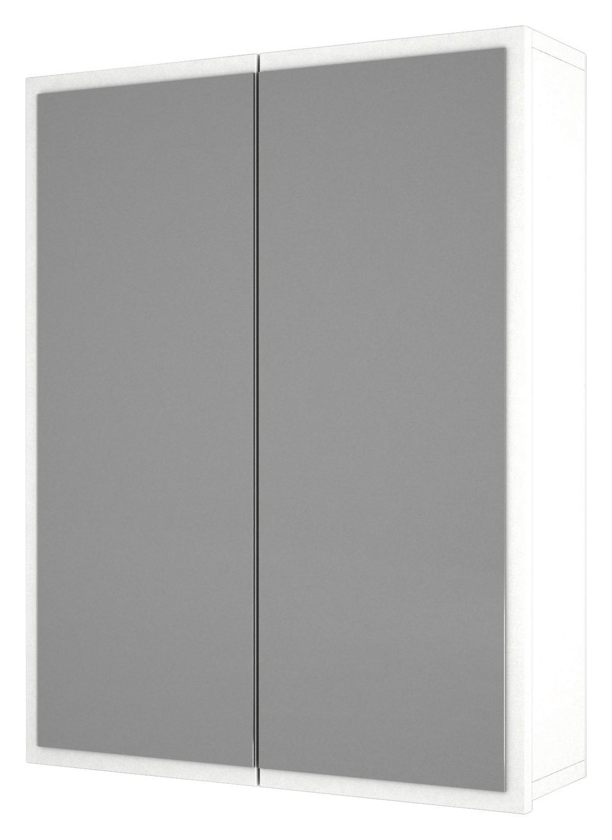 Hängeschrank Kayla weiß B/H/T: ca. 60x76,6x17 cm Kayla - weiß (60,00/76,60/17,00cm) - moebel17
