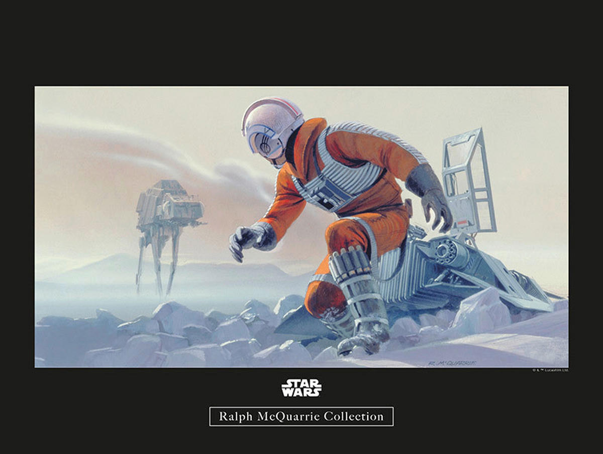Komar Poster Star Wars Classic RMQ Hoth Battle P Star Wars B/L: ca. 40x30 cm Star Wars Classic RMQ Hoth Battle P - (40,00/30,00cm) - Komar