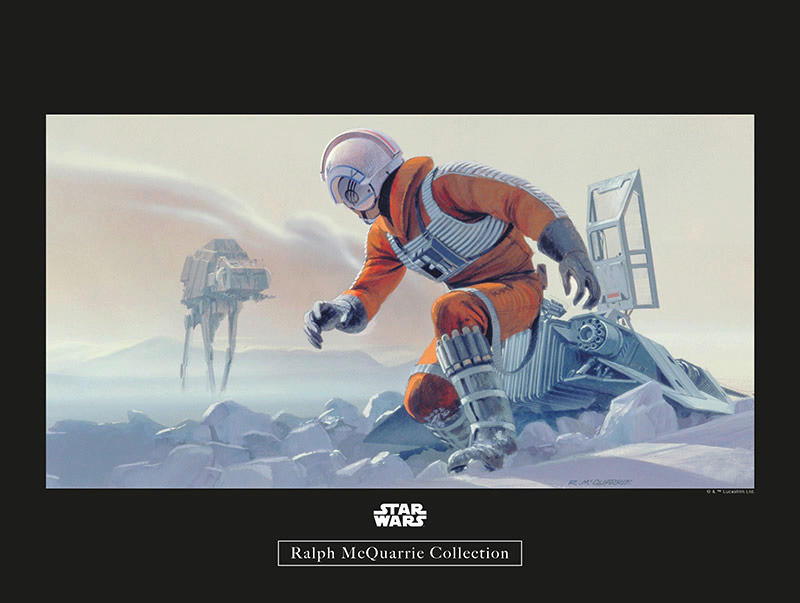 Komar Poster Star Wars Classic RMQ Hoth Battle P Star Wars B/L: ca. 40x30 c günstig online kaufen