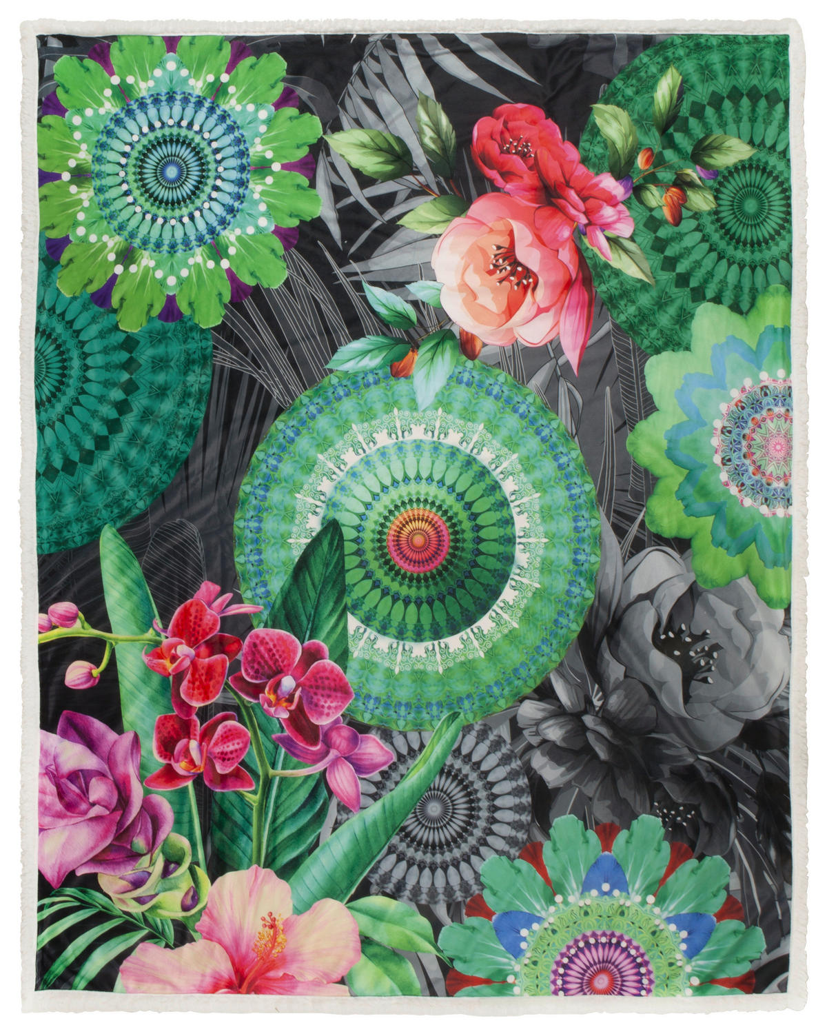 Wohndecke Thirze Polysamt Thirze - Multi (130,00/160,00cm) - HIP