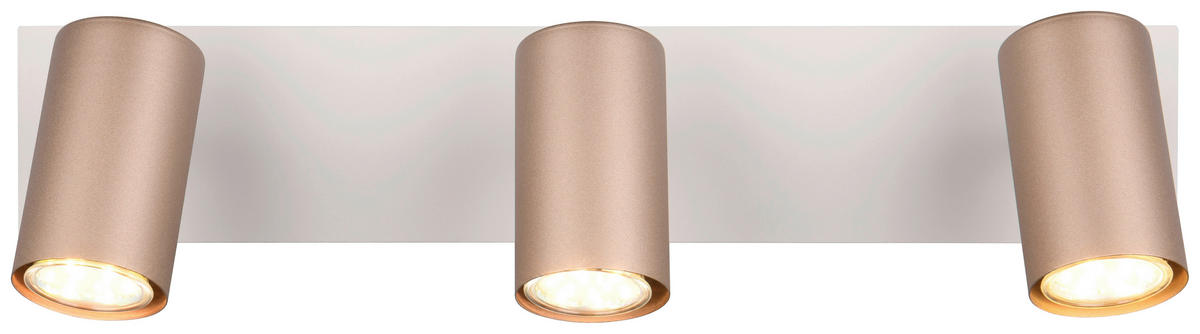 Reality Leuchten Spots kaffee B/H/L: ca. 48x15x9 cm null 3 Brennstellen Spot_Marley_3 - kaffee (9,00/48,00/15,00cm) - Reality Leuchten