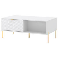 Couchtisch COUCHTISCH DIAMOND DI5 LED weiß B/H/T: ca. 104x57x42 cm COUCHTISCH DIAMOND DI5 LED - weiß (104,00/57,00/42,00cm) - WIPMEB