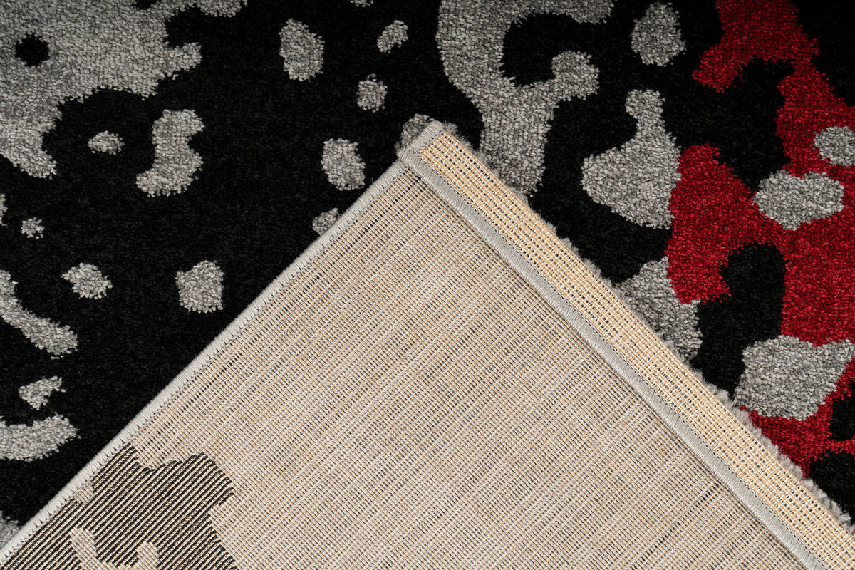 360Living Teppich Naila rot B/L: ca. 200x290 cm Naila - rot/schwarz (200,00/290,00cm) - 360Living