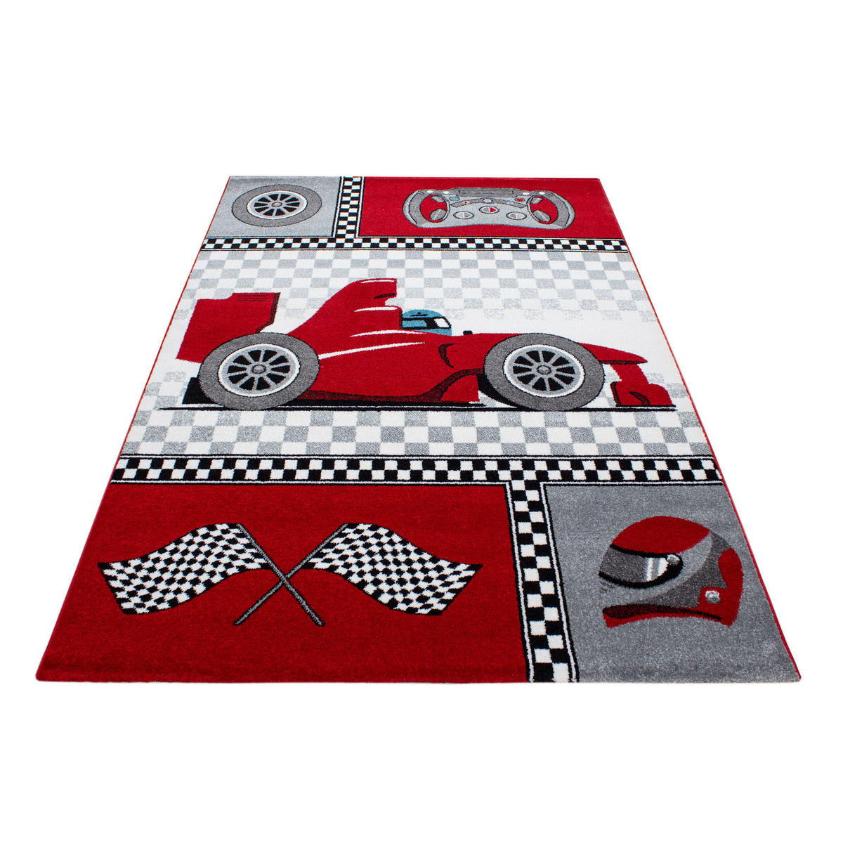 Ayyildiz Teppich KIDS rot B/L: ca. 200x290 cm KIDS - rot (200,00/290,00cm) - Ayyildiz