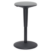 Sitzhocker Arlo schwarz grau Arlo - schwarz/grau (39,00/55,00cm)