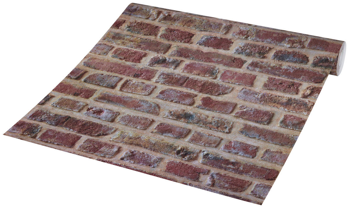 Vliestapete rot B/L: ca. 53x1005 cm Vliestapete_37161-1_Einfach_schöner - rot (53,00/1005,00cm)