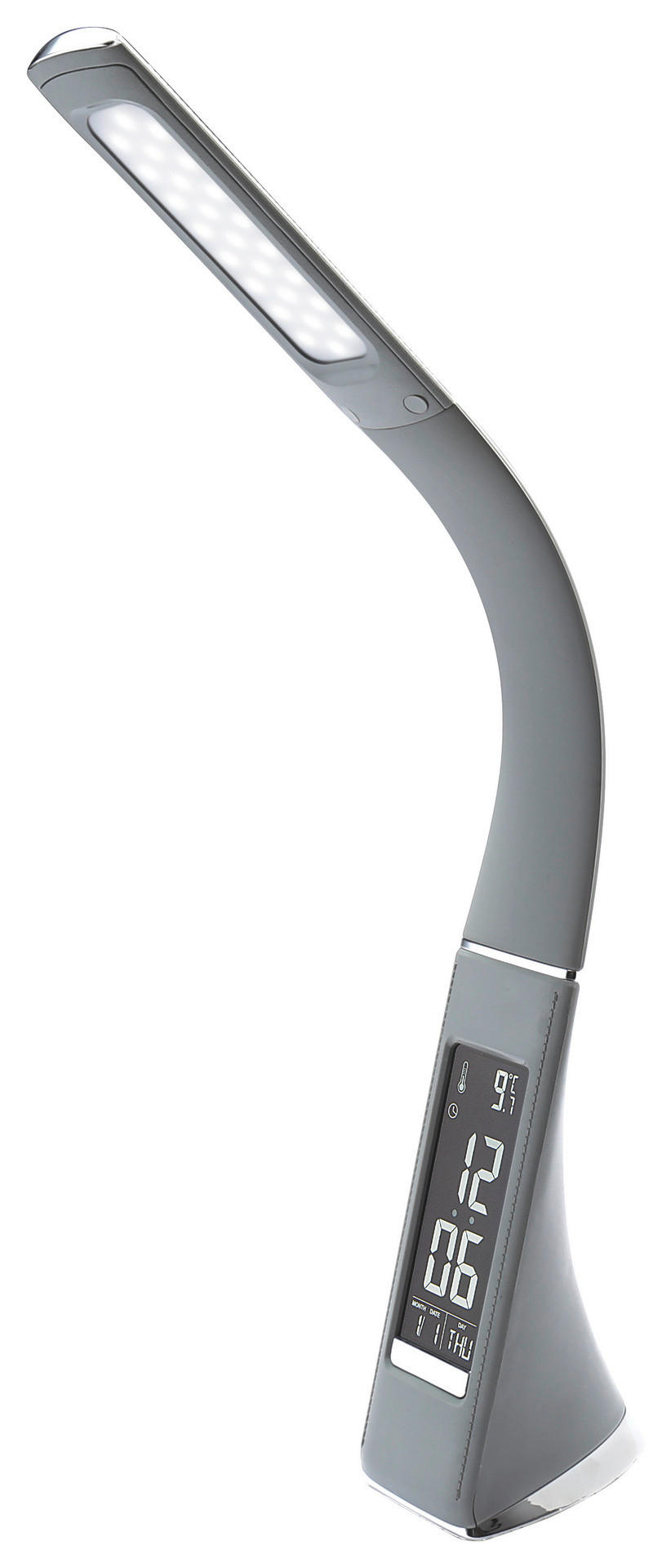 POCOline Schreibtischleuchte Elegance grau Kunststoff H: ca. 49 cm Elegance - grau (49,00cm) - POCOline