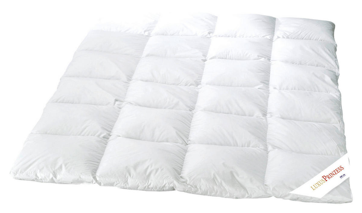 Steppbett Prinzess_Luxus_Kassettendecke - weiß (135,00/200,00cm)