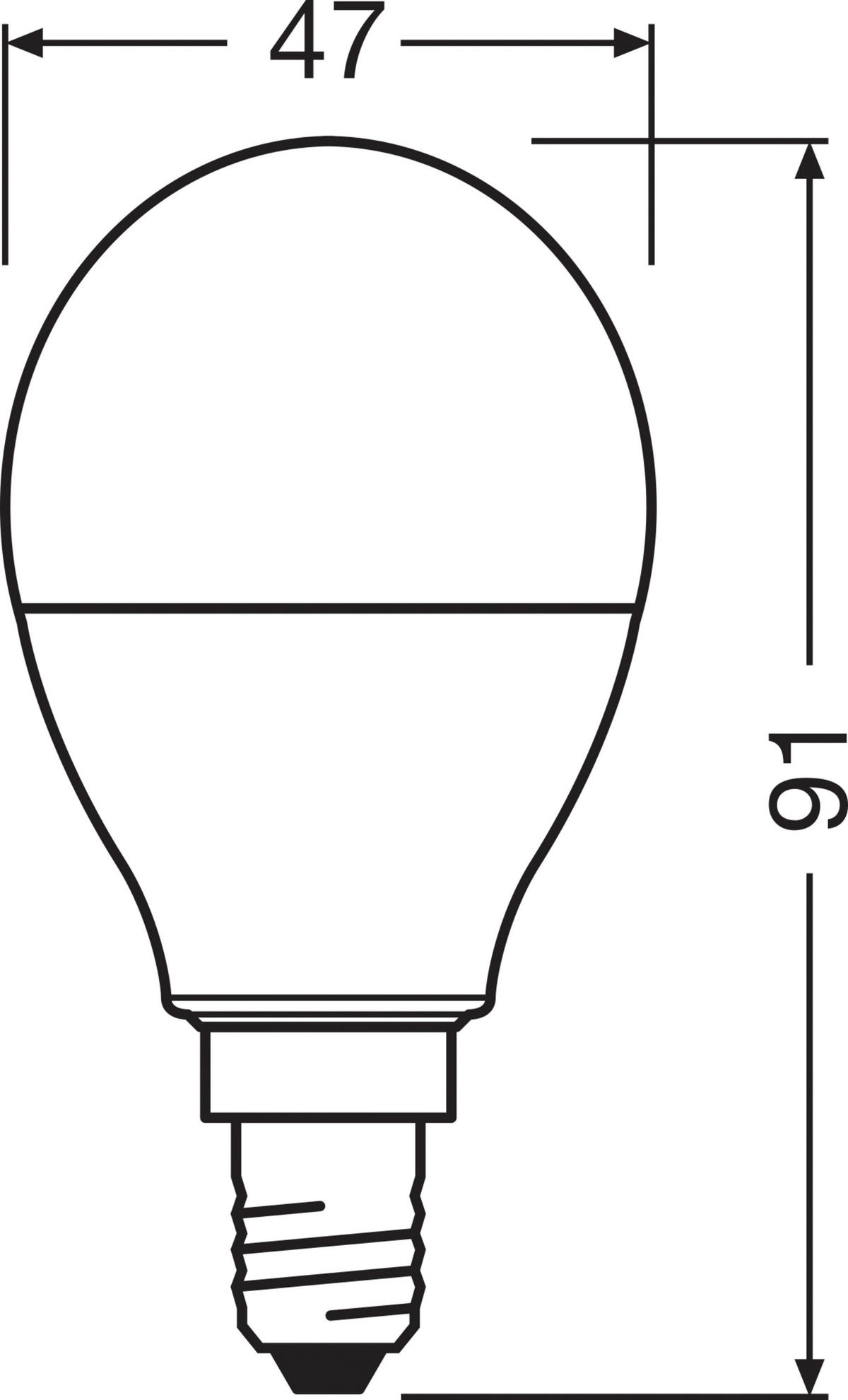 OSRAM Tropfenlampe AC45048 E14 AC45048 - OSRAM