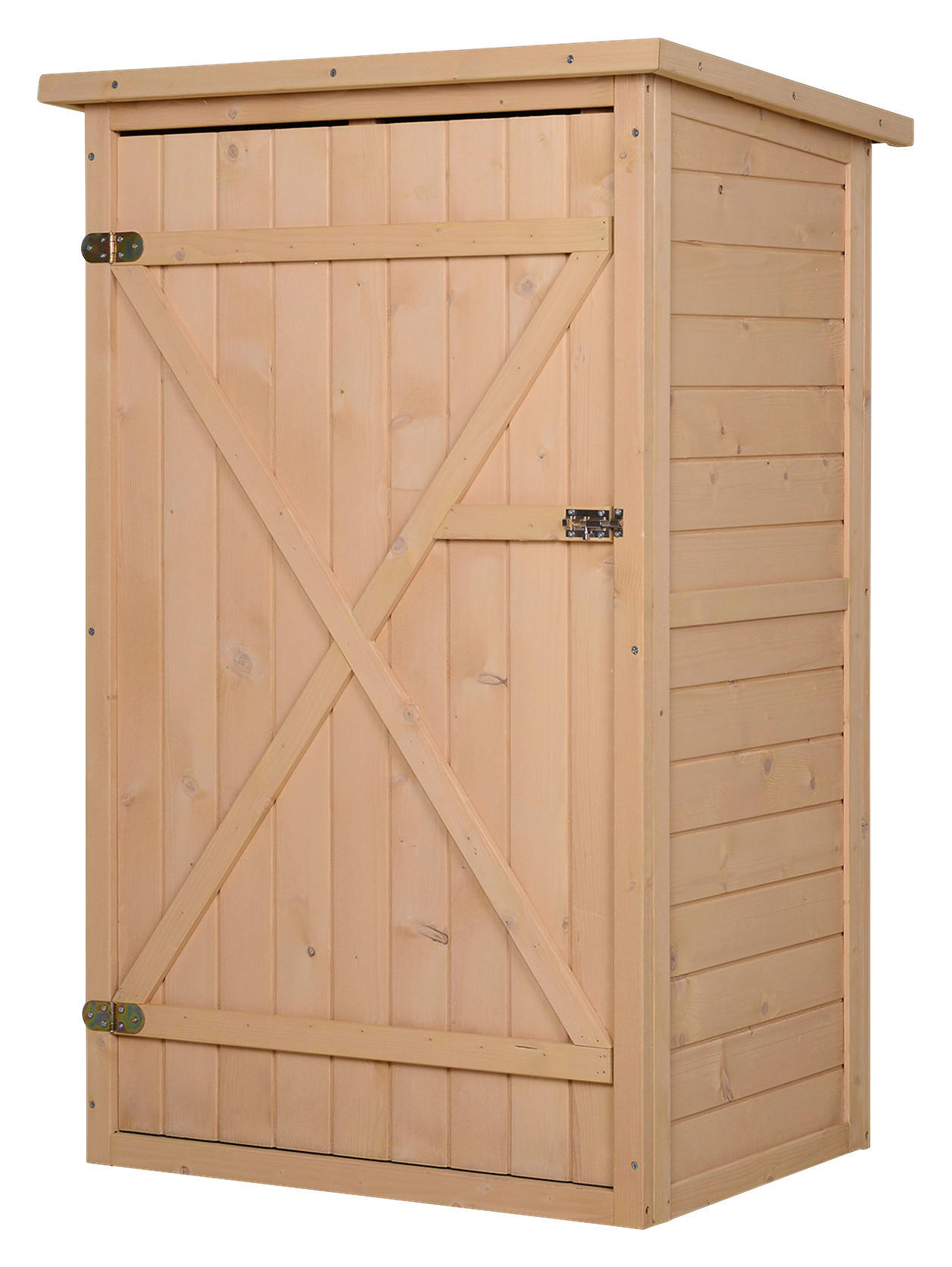 Outsunny Gartenhaus natur B/H/L: ca. 56x115x75 cm Gartenhaus - natur (75,00/56,00/115,00cm) - Outsunny