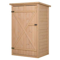 Outsunny Gartenhaus natur B/H/L: ca. 56x115x75 cm Gartenhaus - natur (75,00/56,00/115,00cm) - Outsunny