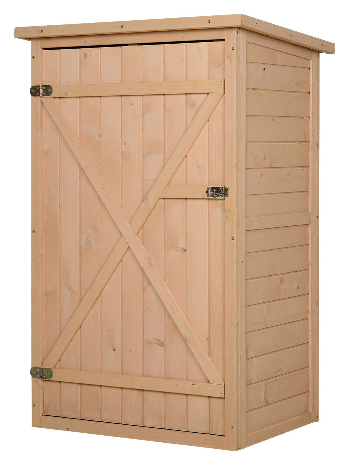 Outsunny Gartenhaus natur B/H/L: ca. 56x115x75 cm Gartenhaus - natur (75,00/56,00/115,00cm) - Outsunny